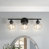 Black matte online vanity lights